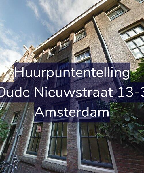 Foto gevel Huurpuntentelling voor Oude Nieuwstraat 13-3, Amsterdam
