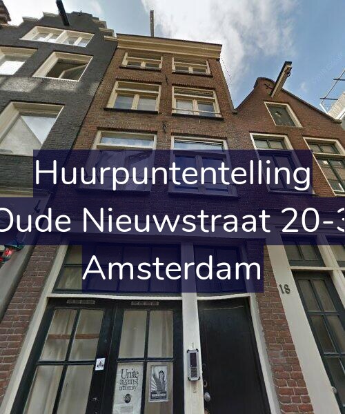 Foto gevel Huurpuntentelling voor Oude Nieuwstraat 20-3, Amsterdam