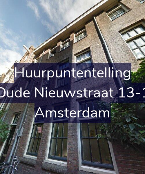 Foto gevel Huurpuntentelling voor Oude Nieuwstraat 13-1, Amsterdam