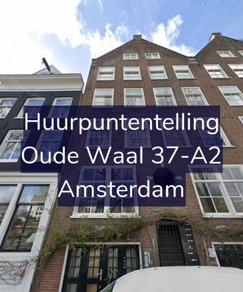 Foto gevel Huurpuntentelling voor Oude Waal 37-A2, Amsterdam