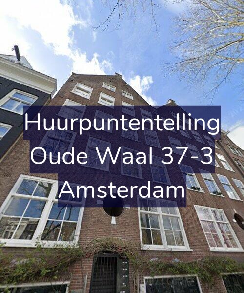 Foto gevel Huurpuntentelling voor Oude Waal 37-3, Amsterdam