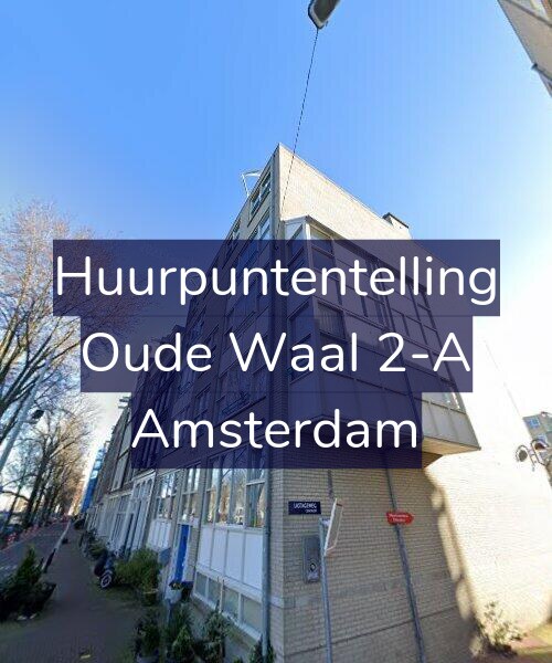 Foto gevel Huurpuntentelling voor Oude Waal 2-A, Amsterdam