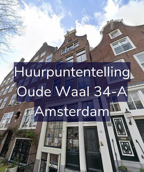Foto gevel Huurpuntentelling voor Oude Waal 34-A, Amsterdam