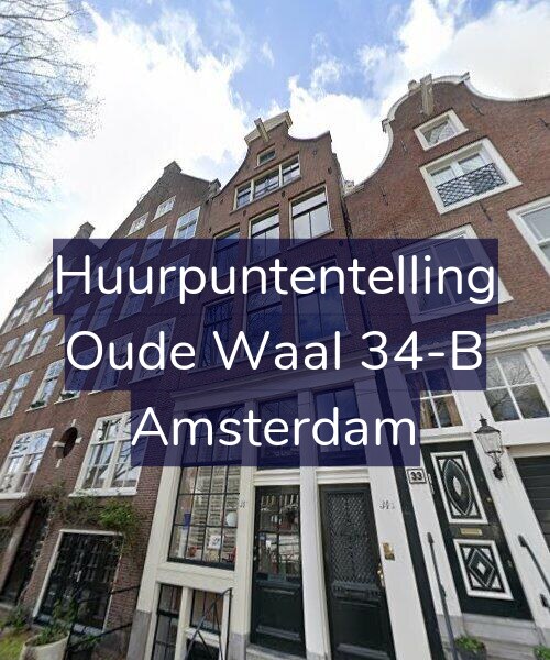 Foto gevel Huurpuntentelling voor Oude Waal 34-B, Amsterdam