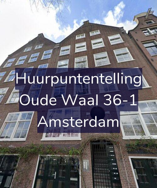 Foto gevel Huurpuntentelling voor Oude Waal 36-1, Amsterdam