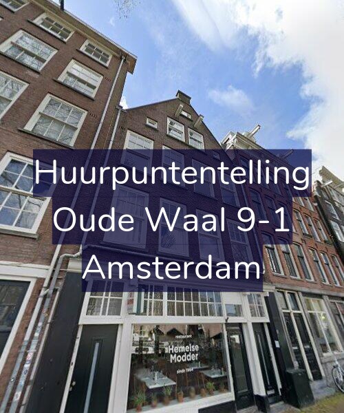 Foto gevel Huurpuntentelling voor Oude Waal 9-1, Amsterdam