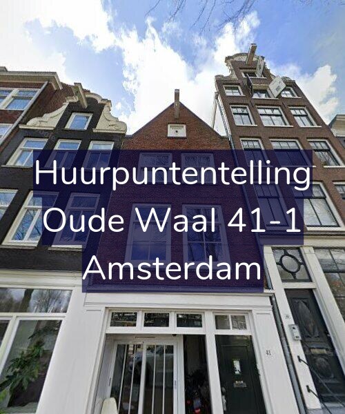 Foto gevel Huurpuntentelling voor Oude Waal 41-1, Amsterdam