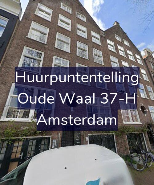 Foto gevel Huurpuntentelling voor Oude Waal 37-H, Amsterdam