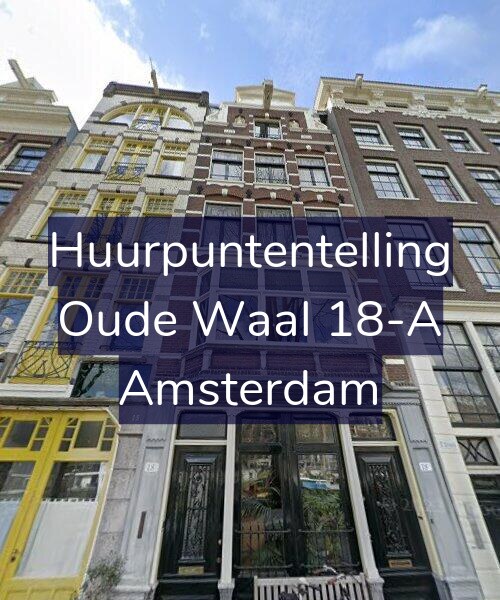 Foto gevel Huurpuntentelling voor Oude Waal 18-A, Amsterdam