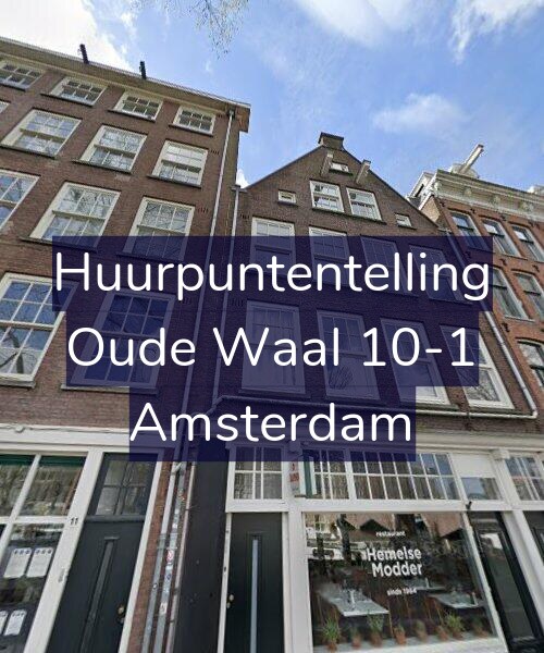 Foto gevel Huurpuntentelling voor Oude Waal 10-1, Amsterdam