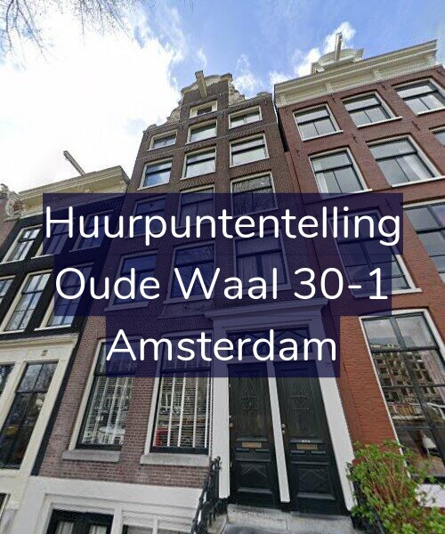 Foto gevel Huurpuntentelling voor Oude Waal 30-1, Amsterdam