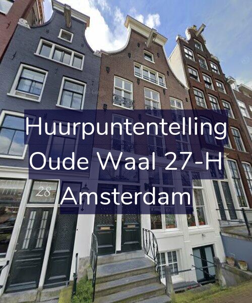 Foto gevel Huurpuntentelling voor Oude Waal 27-H, Amsterdam