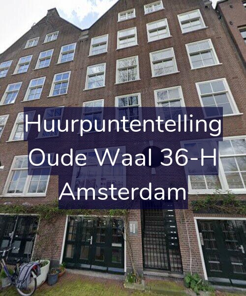 Foto gevel Huurpuntentelling voor Oude Waal 36-H, Amsterdam