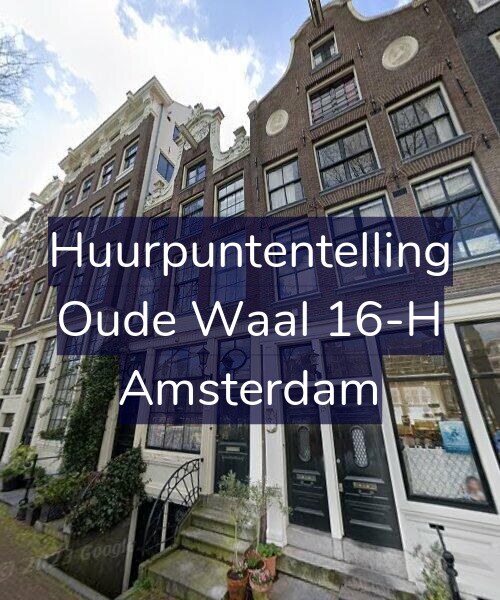 Foto gevel Huurpuntentelling voor Oude Waal 16-H, Amsterdam