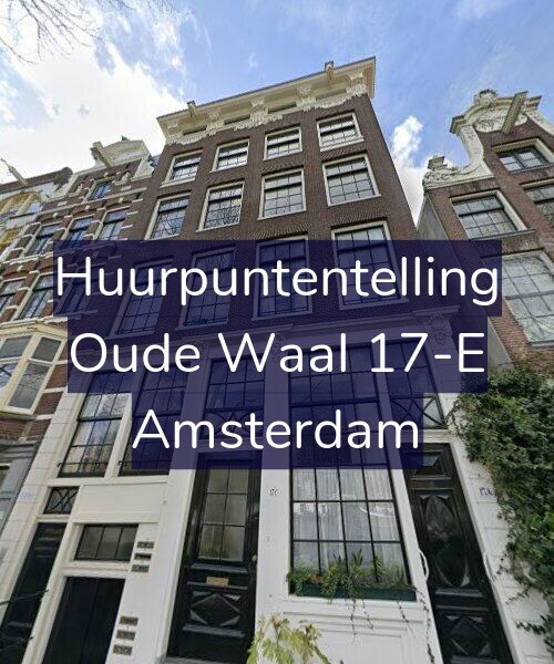 Foto gevel Huurpuntentelling voor Oude Waal 17-E, Amsterdam