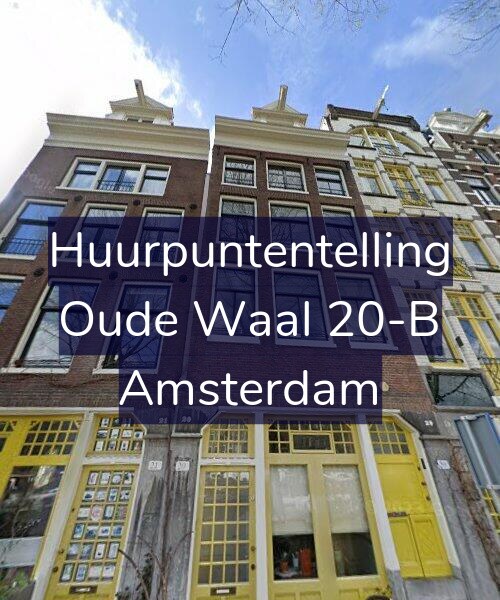 Foto gevel Huurpuntentelling voor Oude Waal 20-B, Amsterdam