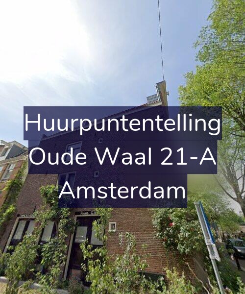 Foto gevel Huurpuntentelling voor Oude Waal 21-A, Amsterdam