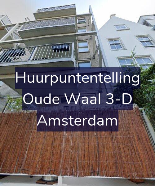 Foto gevel Huurpuntentelling voor Oude Waal 3-D, Amsterdam