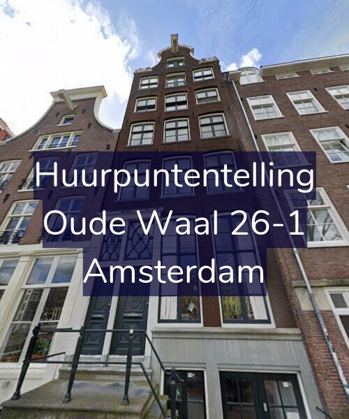 Foto gevel Huurpuntentelling voor Oude Waal 26-1, Amsterdam