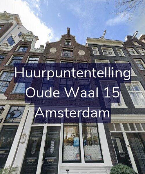 Foto gevel Huurpuntentelling voor Oude Waal 15, Amsterdam