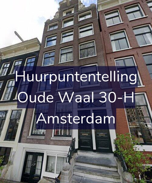Foto gevel Huurpuntentelling voor Oude Waal 30-H, Amsterdam