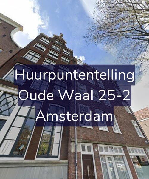 Foto gevel Huurpuntentelling voor Oude Waal 25-2, Amsterdam