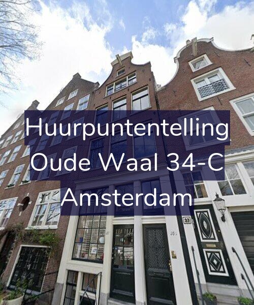 Foto gevel Huurpuntentelling voor Oude Waal 34-C, Amsterdam