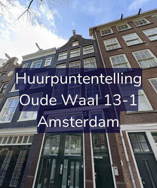 Foto gevel Huurpuntentelling voor Oude Waal 13-1, Amsterdam