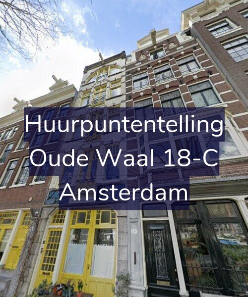 Foto gevel Huurpuntentelling voor Oude Waal 18-C, Amsterdam