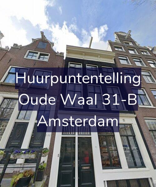 Foto gevel Huurpuntentelling voor Oude Waal 31-B, Amsterdam