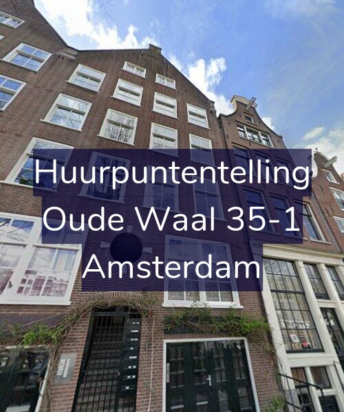 Foto gevel Huurpuntentelling voor Oude Waal 35-1, Amsterdam