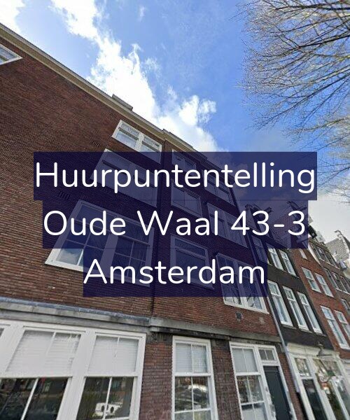 Foto gevel Huurpuntentelling voor Oude Waal 43-3, Amsterdam