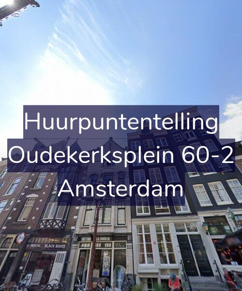 Foto gevel Huurpuntentelling voor Oudekerksplein 60-2, Amsterdam