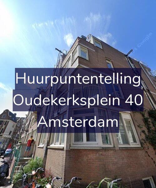 Foto gevel Huurpuntentelling voor Oudekerksplein 40, Amsterdam