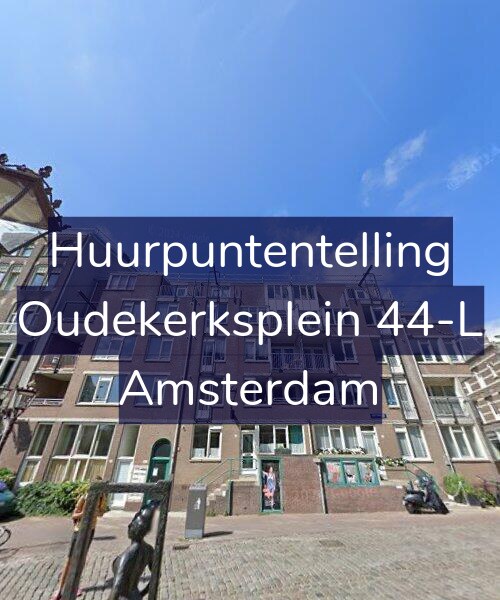 Foto gevel Huurpuntentelling voor Oudekerksplein 44-L, Amsterdam