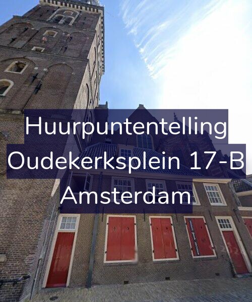 Foto gevel Huurpuntentelling voor Oudekerksplein 17-B, Amsterdam