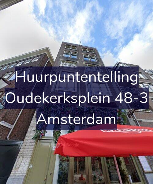 Foto gevel Huurpuntentelling voor Oudekerksplein 48-3, Amsterdam