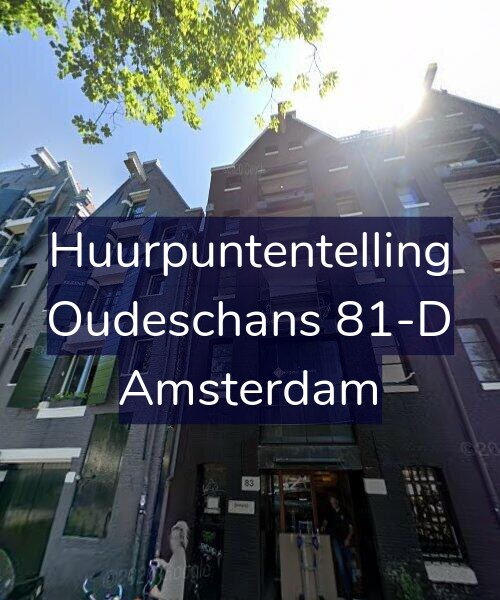 Foto gevel Huurpuntentelling voor Oudeschans 81-D, Amsterdam