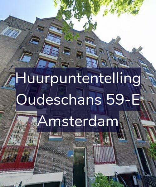 Foto gevel Huurpuntentelling voor Oudeschans 59-E, Amsterdam