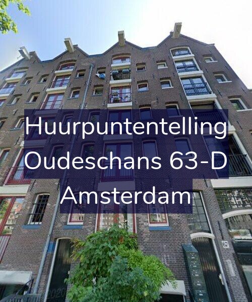 Foto gevel Huurpuntentelling voor Oudeschans 63-D, Amsterdam