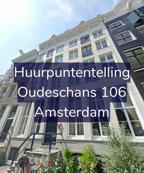 Foto gevel Huurpuntentelling voor Oudeschans 106, Amsterdam