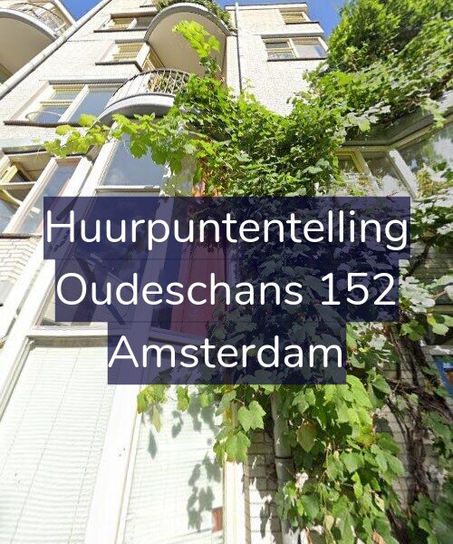 Foto gevel Huurpuntentelling voor Oudeschans 152, Amsterdam