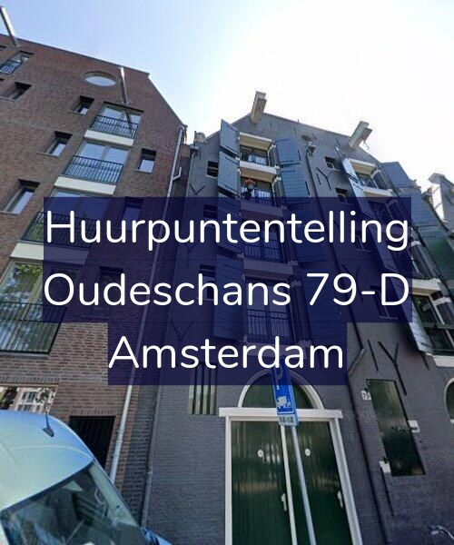 Foto gevel Huurpuntentelling voor Oudeschans 79-D, Amsterdam
