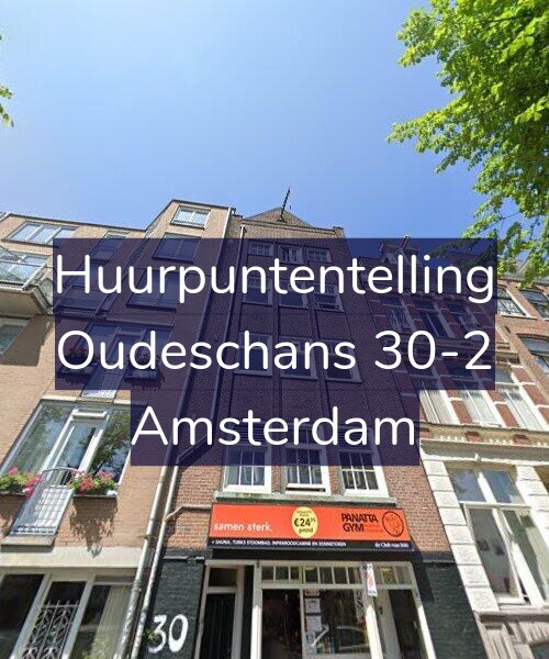 Foto gevel Huurpuntentelling voor Oudeschans 30-2, Amsterdam