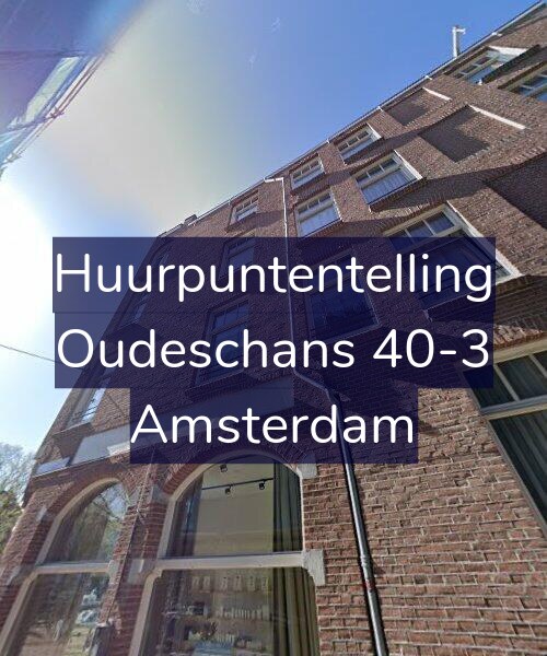 Foto gevel Huurpuntentelling voor Oudeschans 40-3, Amsterdam