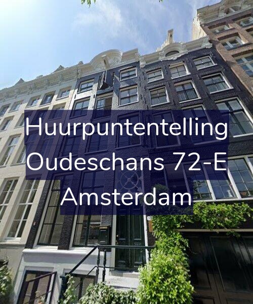 Foto gevel Huurpuntentelling voor Oudeschans 72-E, Amsterdam
