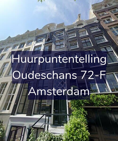 Foto gevel Huurpuntentelling voor Oudeschans 72-F, Amsterdam