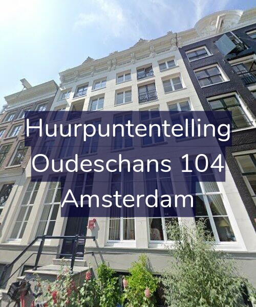 Foto gevel Huurpuntentelling voor Oudeschans 104, Amsterdam