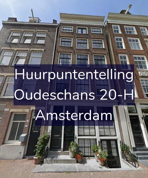 Foto gevel Huurpuntentelling voor Oudeschans 20-H, Amsterdam