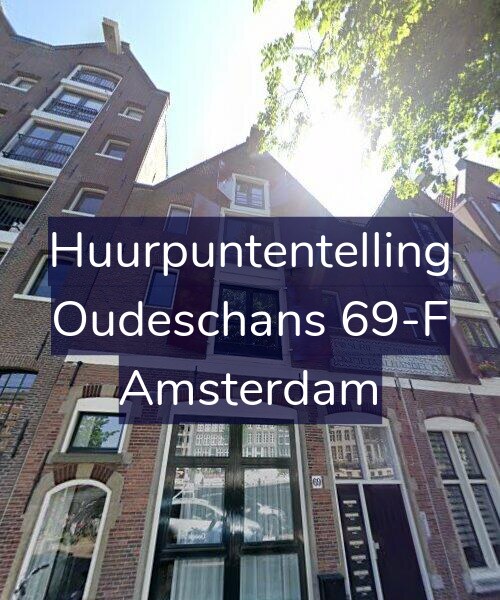 Foto gevel Huurpuntentelling voor Oudeschans 69-F, Amsterdam